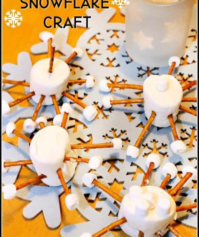 Marshmallow Snowflake Craft