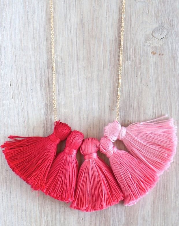 Ombre Tassel Necklace