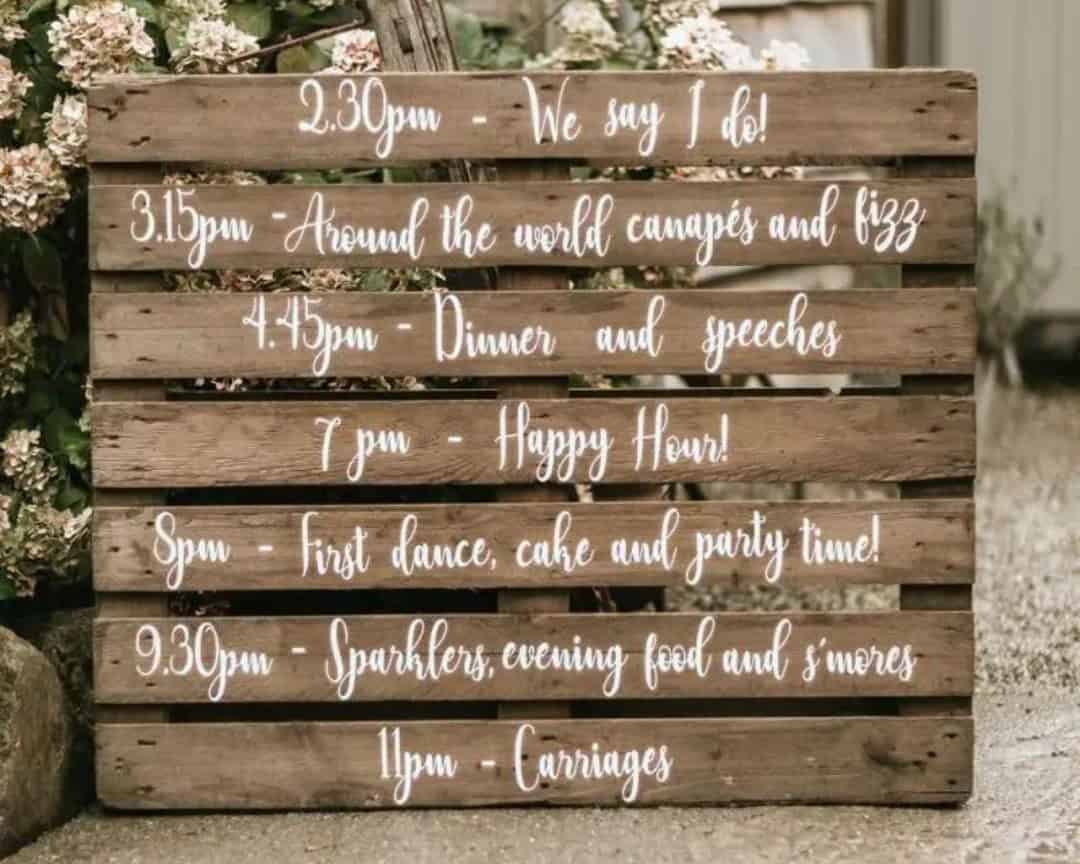 Rustic Wooden Sign