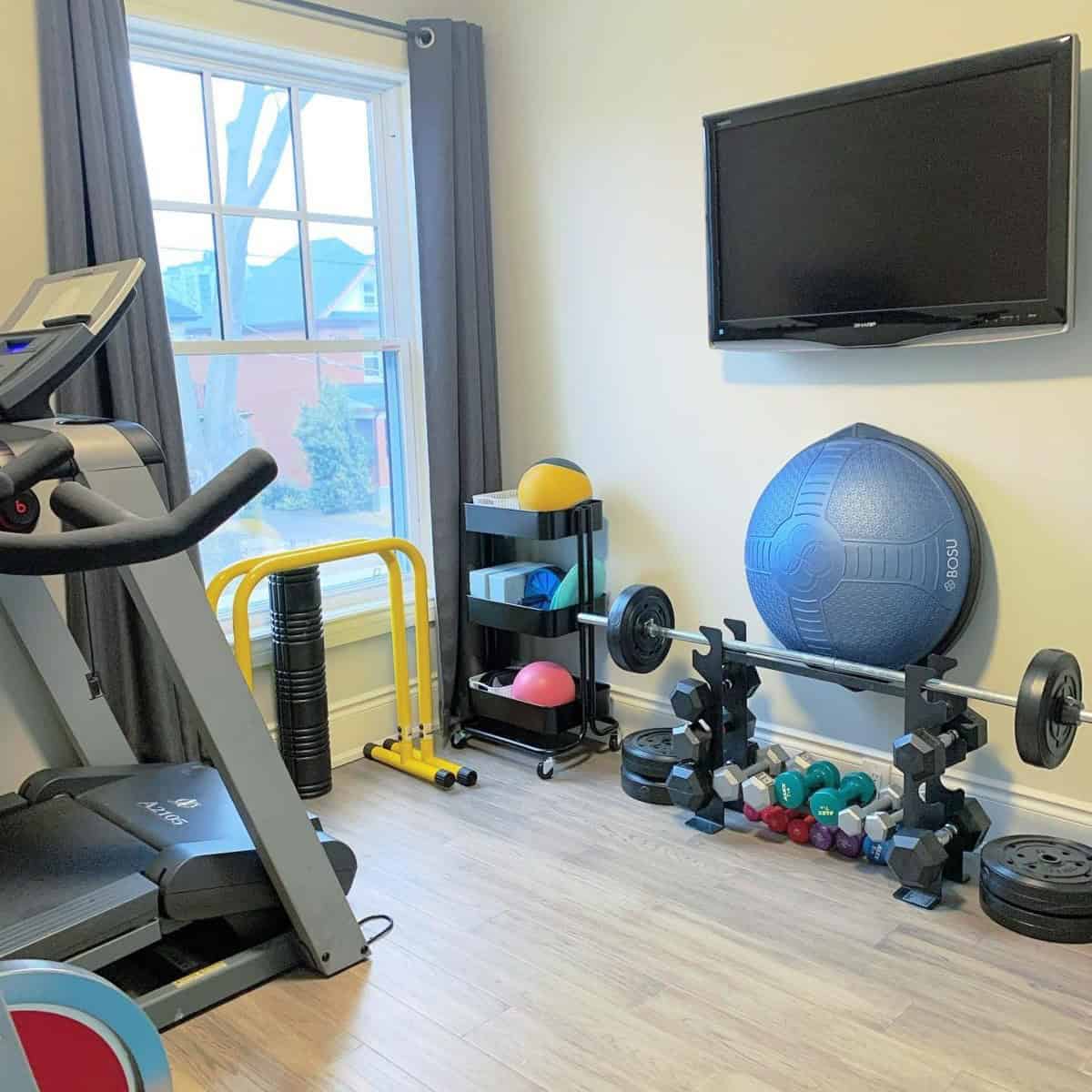 Vertical Gym Storage