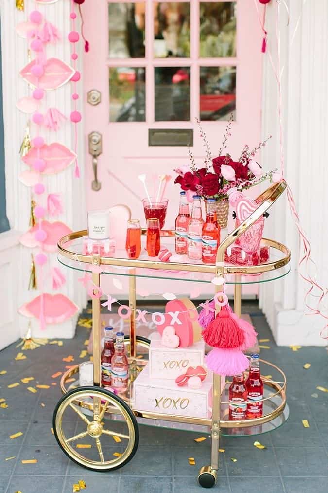 GALENTINE’S BAR CART