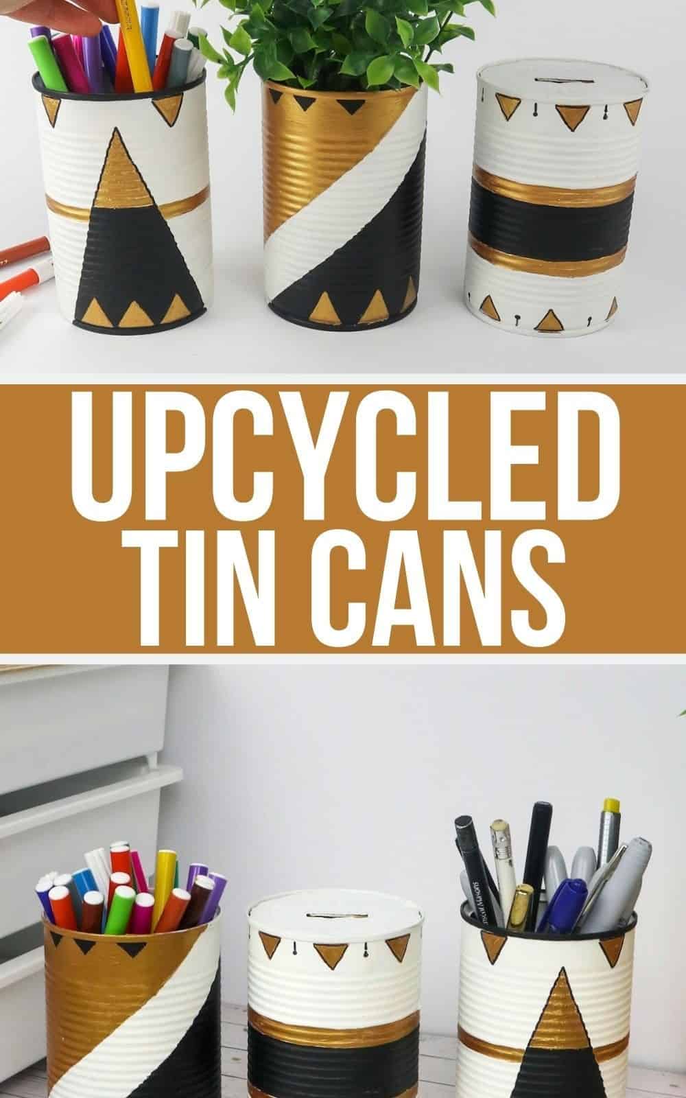 Where Can You Use These Upcycled Tin Cans?