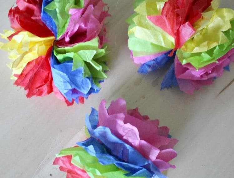 Hanging Paper Flowers