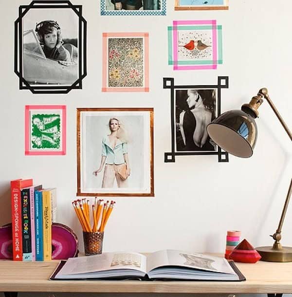 Make Frames with Washi Tape