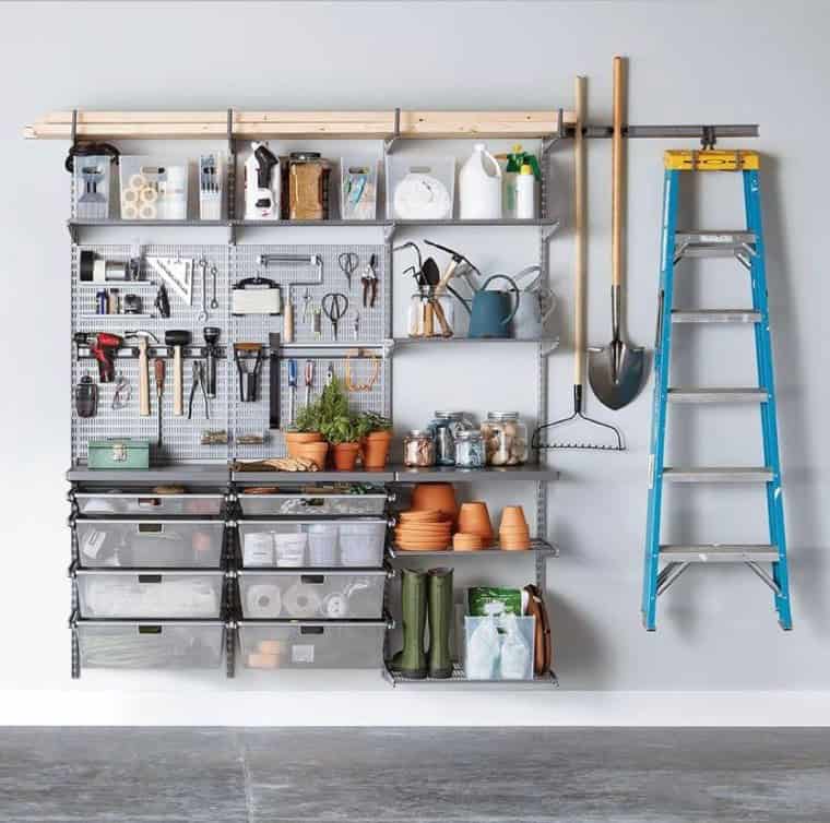 Floating Metal Shelves