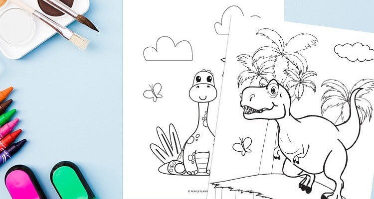 Dinosaur Coloring Pages