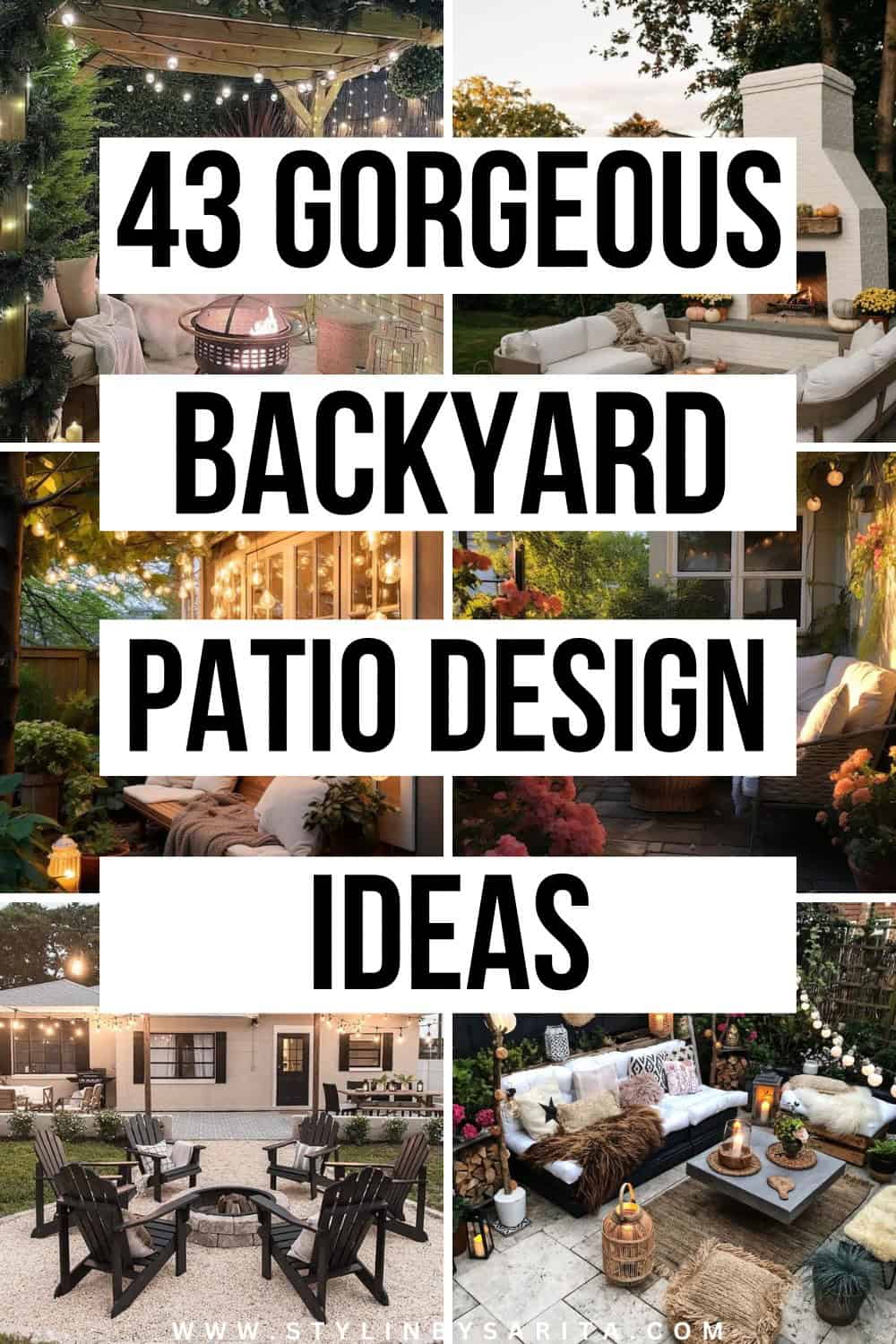 43 SUPER DREAMY BACKYARD PATIO IDEAS