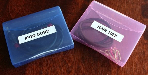 Use Q-Tip Containers for the Small Items