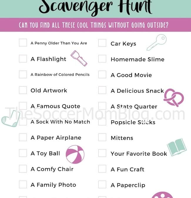 Indoor Scavenger Hunt