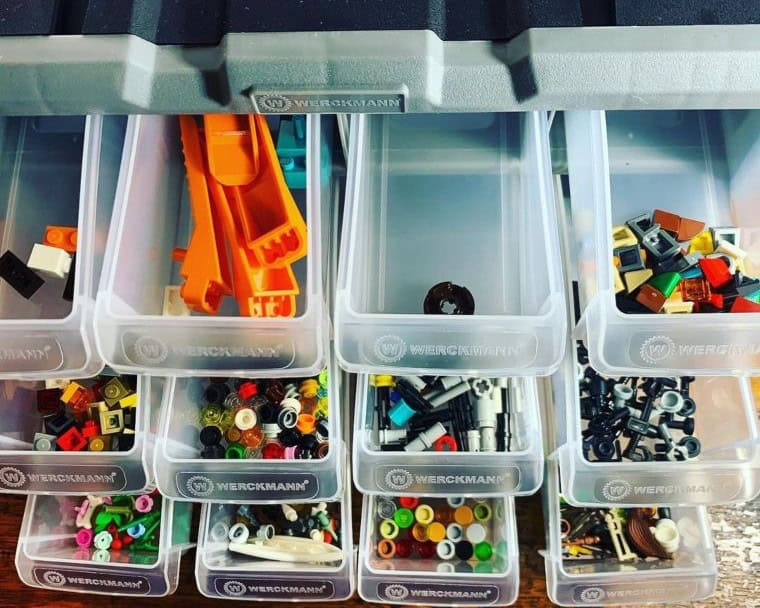 Desktop Drawer Lego Organizer