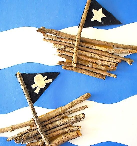 Nature Stick Pirate Ships