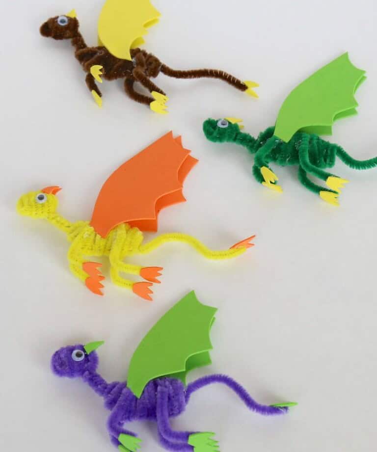 Pipe Cleaner Dragons