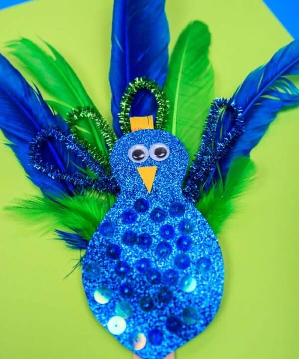 Feather Peacock Craft