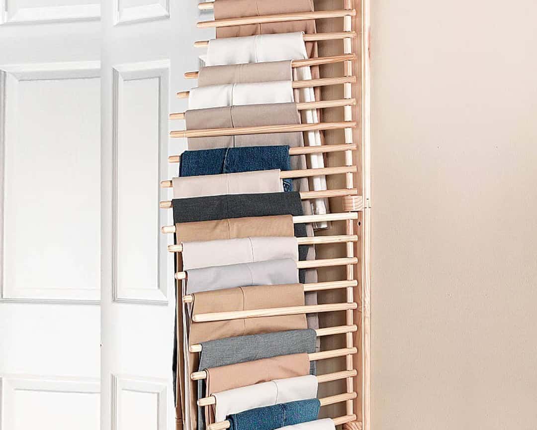 Vertical Pants Rack