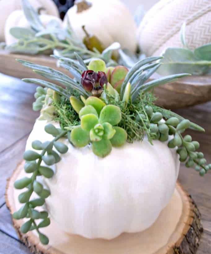 Foam Pumpkin Planter