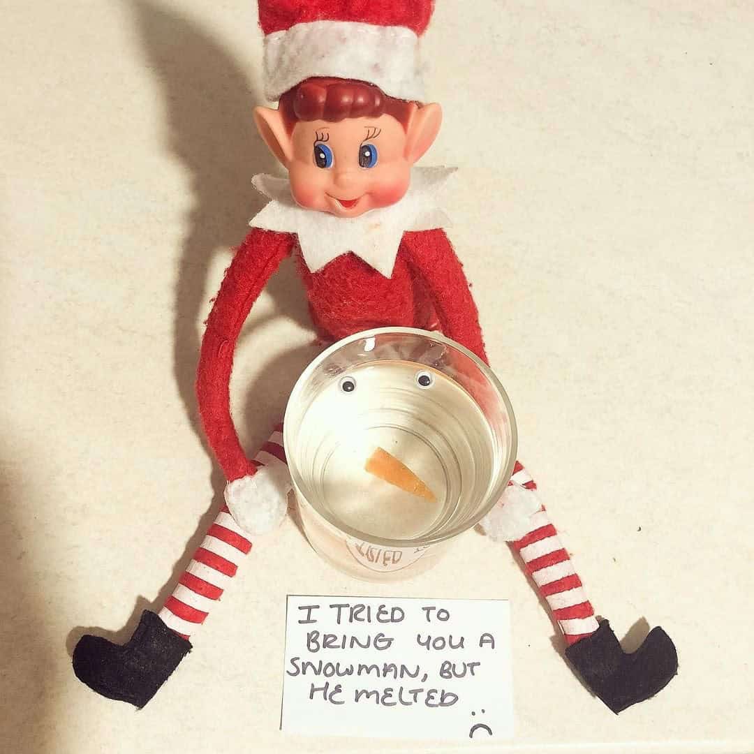 ELF AND THE MELTED SNOWMAN