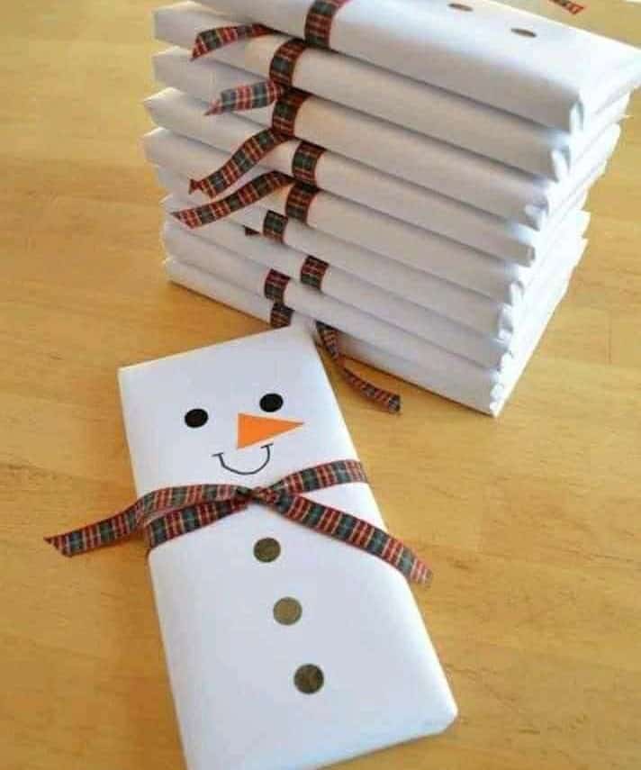 Snowman Gift Wrap