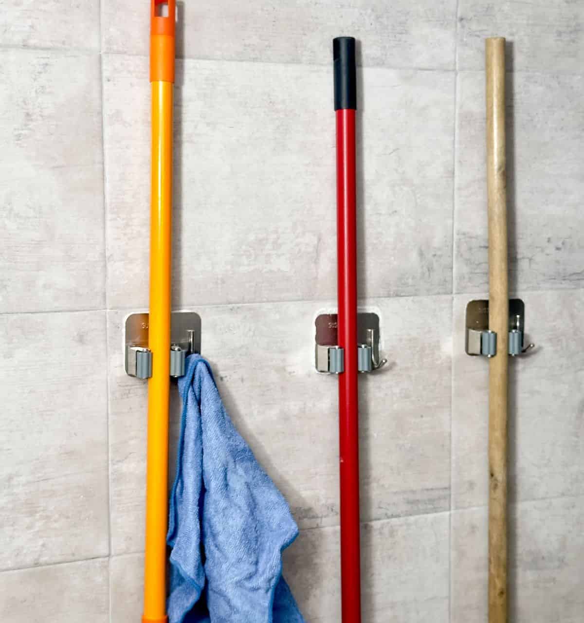 Attach Broom Holders to a Wall