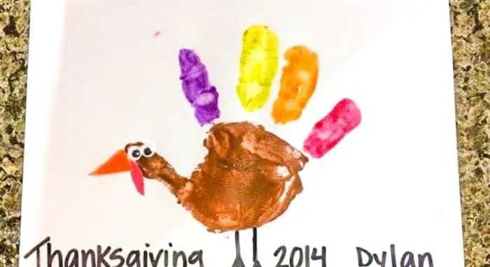 Turkey Handprint Crafts