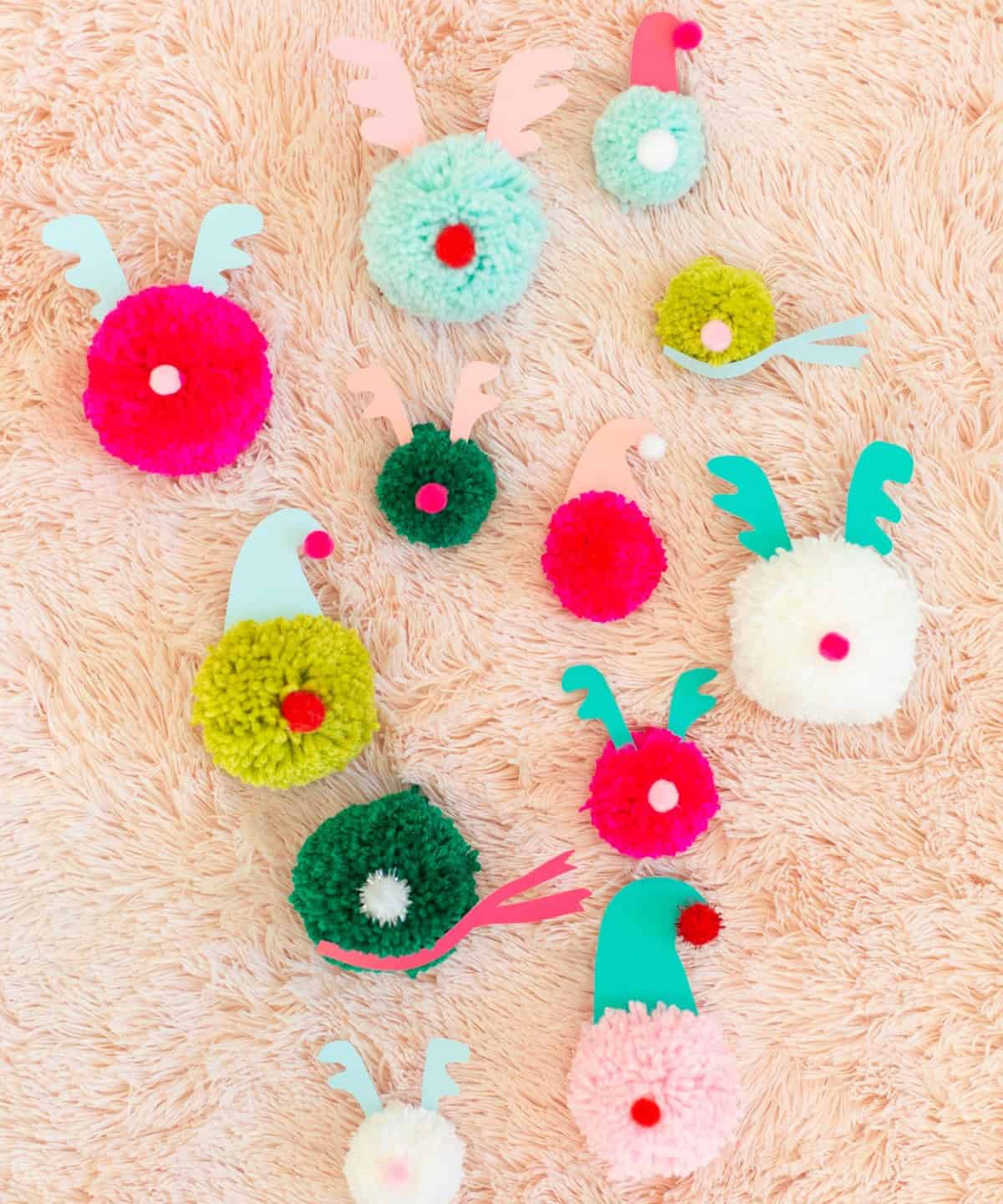 Pompom Ornaments