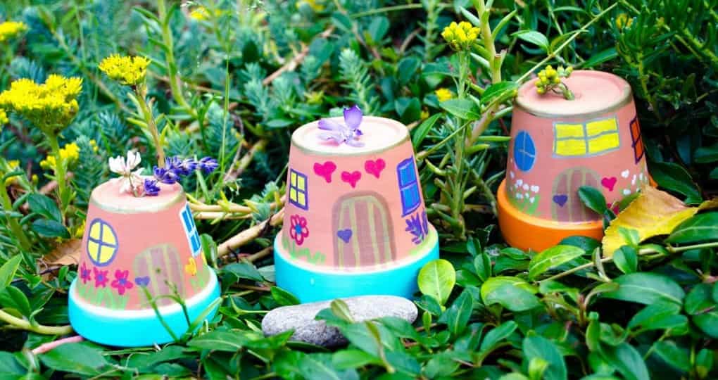 Painted Fairy Houses