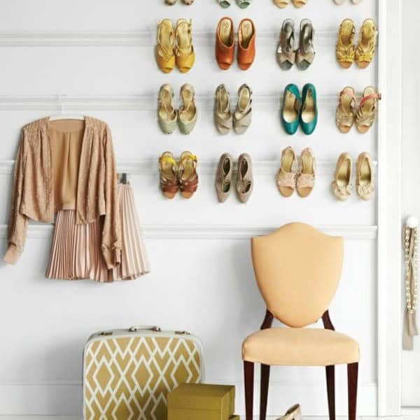 Wall Suspended Shoe Hangers