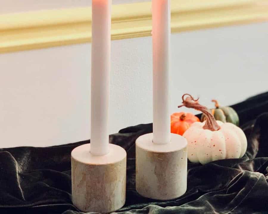 Concrete Candlestick Holders