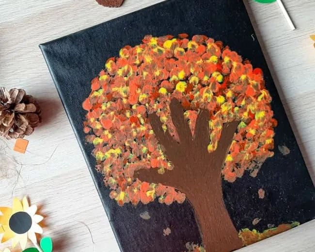 Handprint Fall Tree