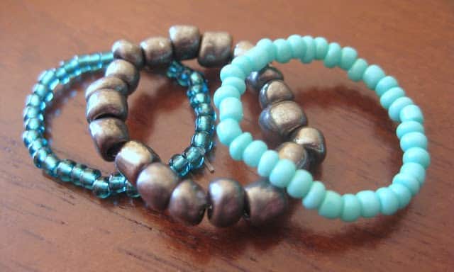 Stretchy Stackable Bead Rings