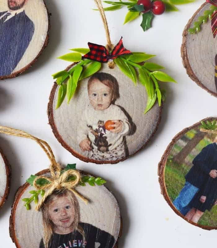 DIY Wooden Photo Ornament