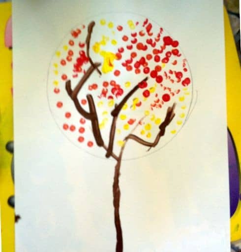 Summer and Fall Leaves Craft