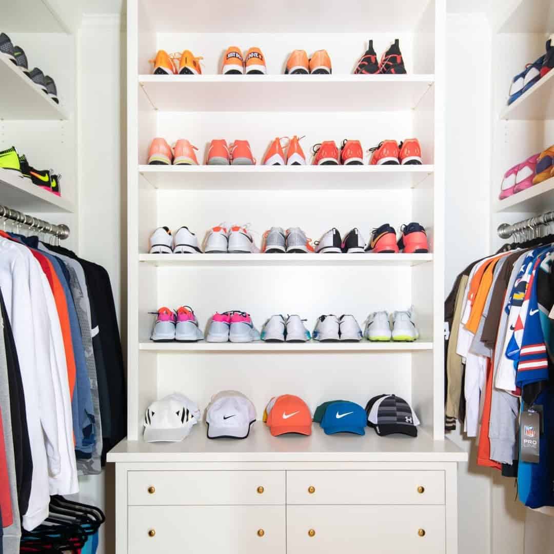 The Ultimate Shoe Storage Wall