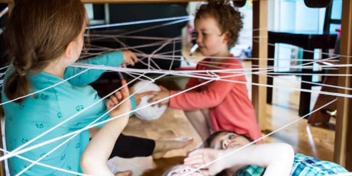 Spider Web Obstacle Course