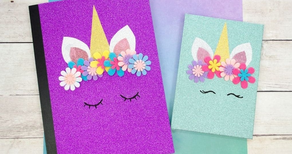 DIY Adorable Unicorn Notebook