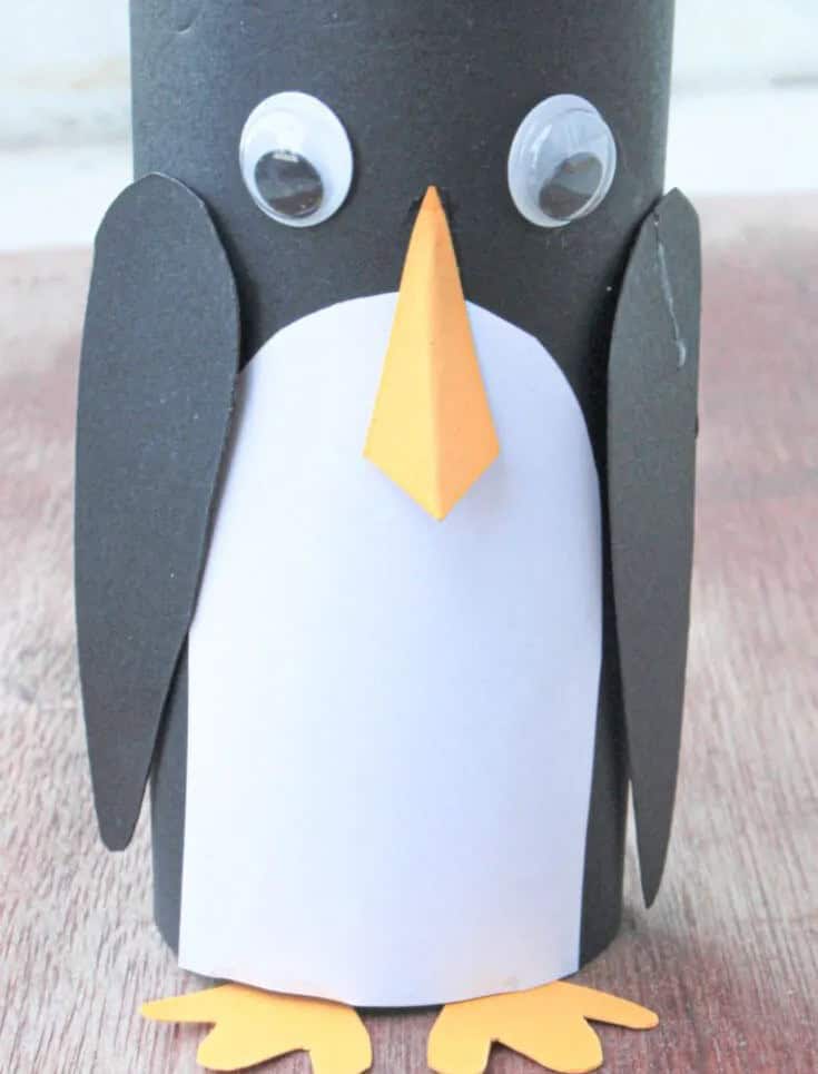 Toilet Paper Roll Penguin