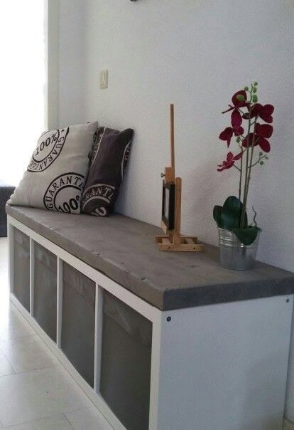 Hallway Bench with Storage