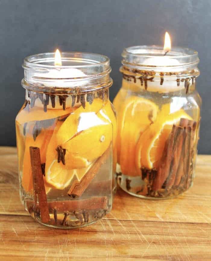 MASON JAR FALL SCENTED CANDLES