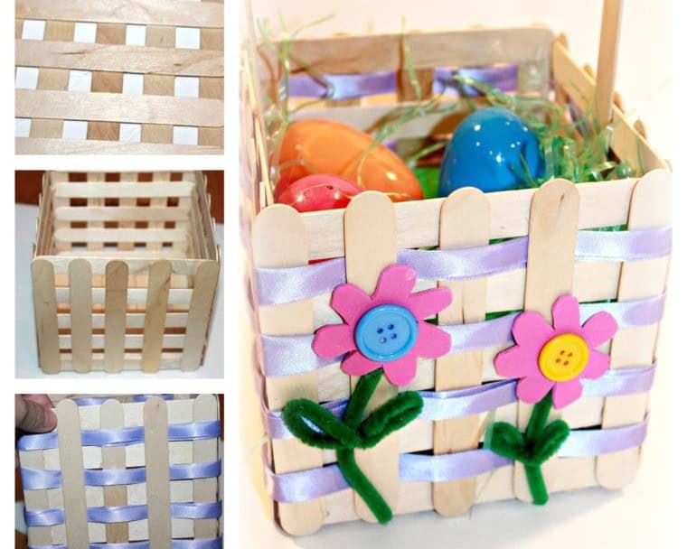 Craft Stick Basket