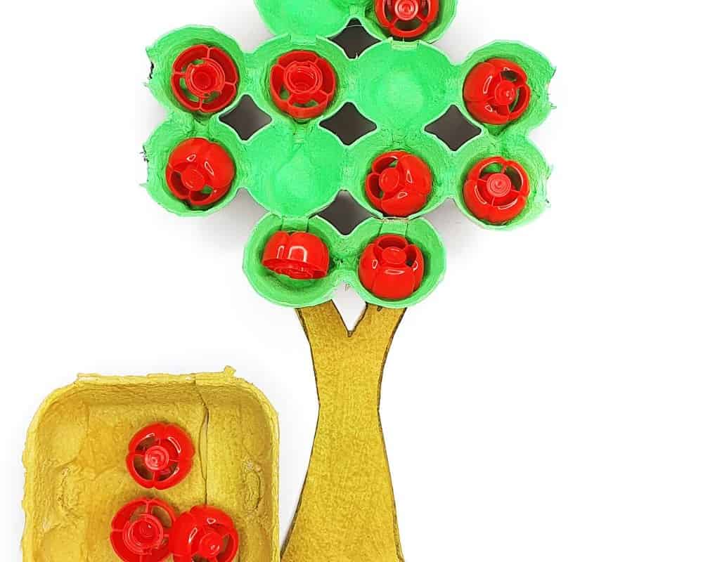 Egg Carton Apple Tree