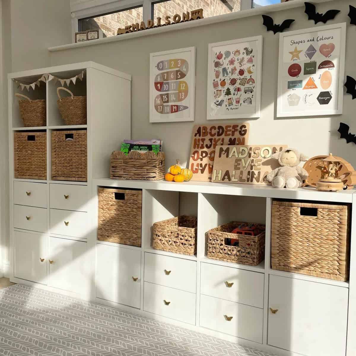 IKEA Kallax Playroom Storage