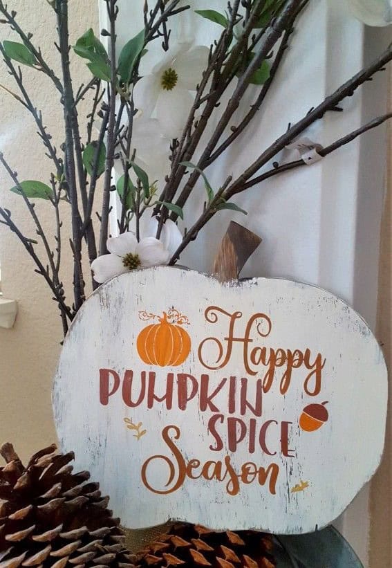 DIY Wood Pumpkin Sign