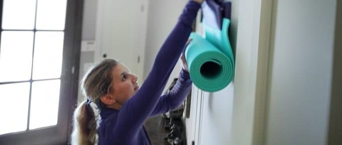 Hang Your Yoga Mats Flat