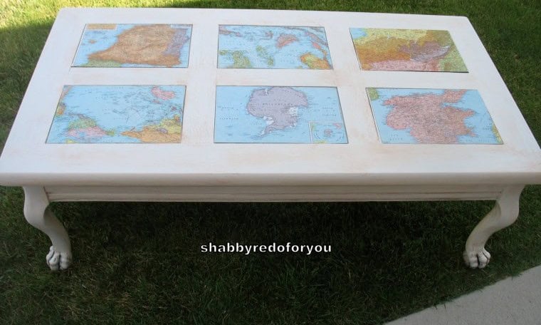 Decoupage Coffee Table