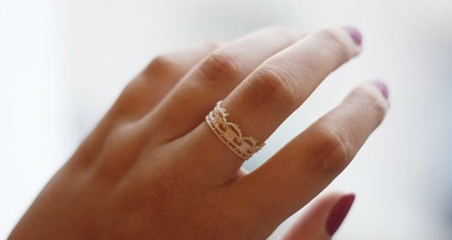 DIY Simple Lace Rings