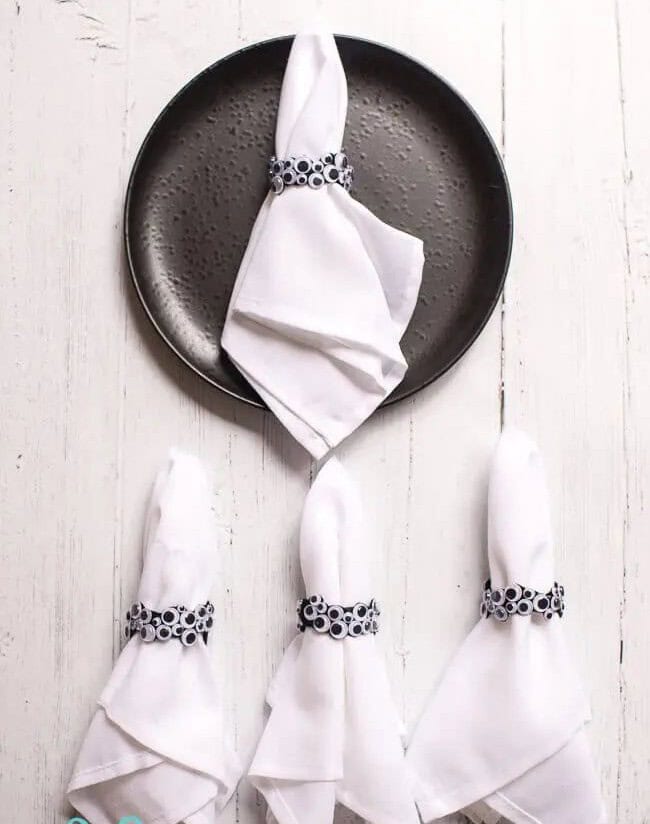 Creepy Eyes Napkin Ring Holders