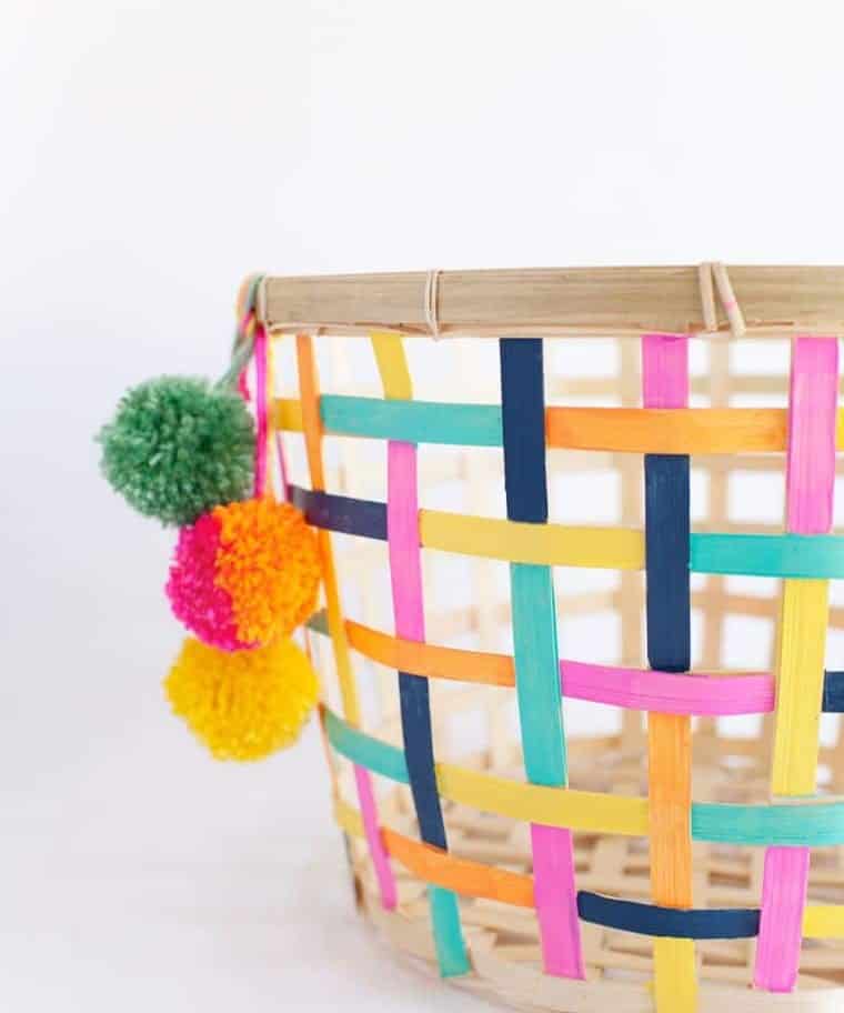 DIY Painted Basket