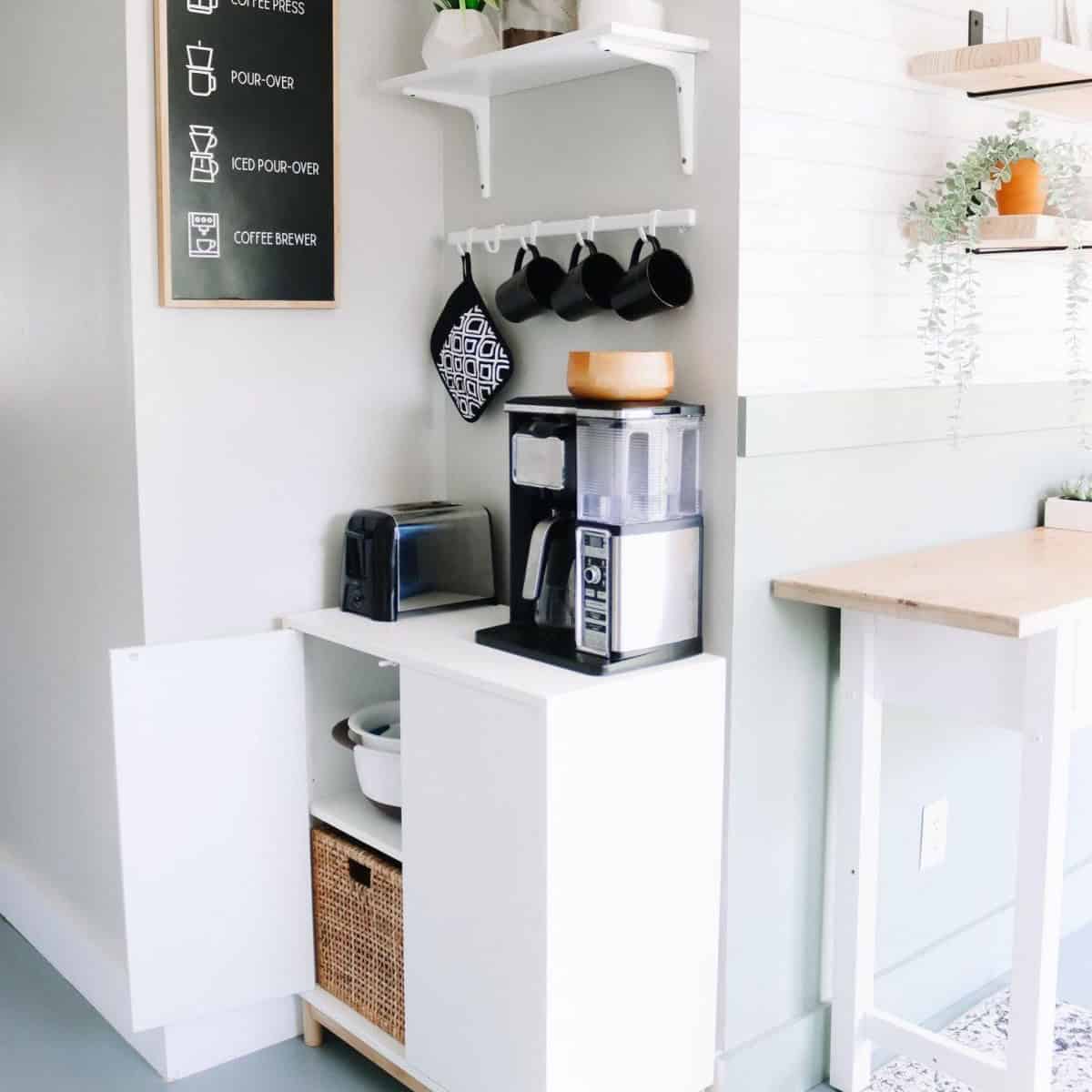 IKEA Cabinet Coffee Corner