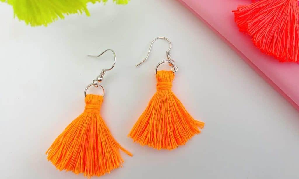 DIY Simple Tassel Earrings