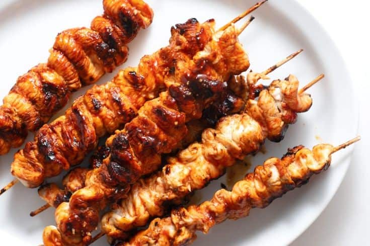 CHIPOTLE HONEY CHICKEN SKEWERS