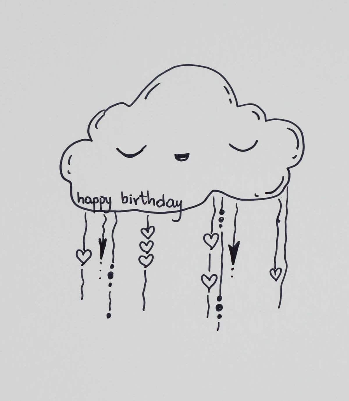 Raining Birthday Wishes Upon You